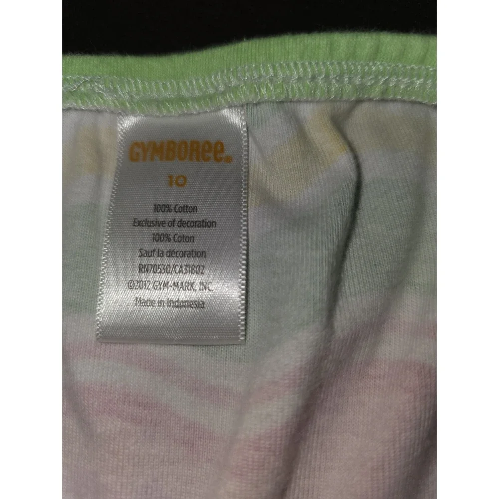 Gymboree island lily striped dress size 10